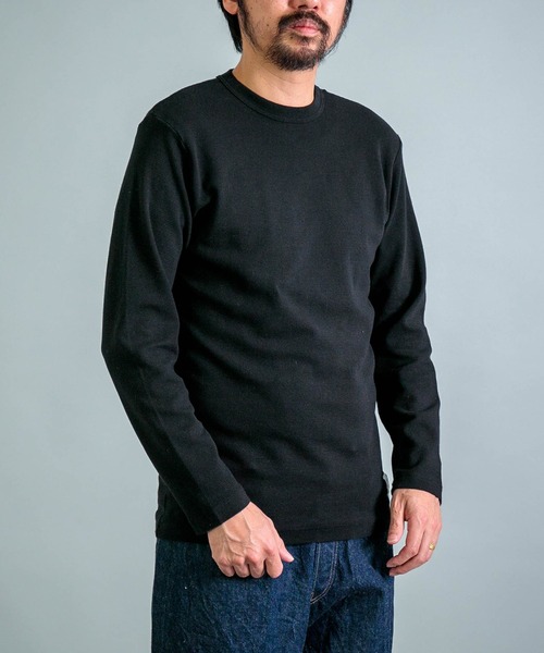 OMNIGOD（オムニゴッド）の「[OMNIGOD mens / オムニゴッド] KLフライス ロングスリーブＴシャツ（Tシャツ/カットソー・メンズ・ブラック/グリーン/ホワイト/ライトグレー・4/2/3）」の14枚目の写真