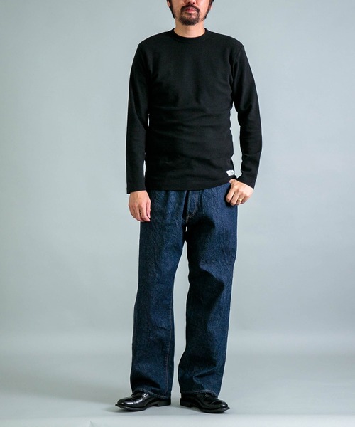 OMNIGOD（オムニゴッド）の「[OMNIGOD mens / オムニゴッド] KLフライス ロングスリーブＴシャツ（Tシャツ/カットソー・メンズ・ブラック/グリーン/ホワイト/ライトグレー・4/2/3）」の15枚目の写真