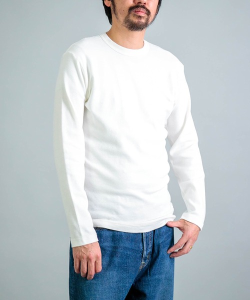 OMNIGOD（オムニゴッド）の「[OMNIGOD mens / オムニゴッド] KLフライス ロングスリーブＴシャツ（Tシャツ/カットソー・メンズ・ブラック/グリーン/ホワイト/ライトグレー・4/2/3）」の18枚目の写真