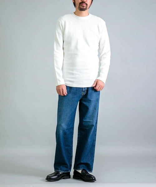 OMNIGOD（オムニゴッド）の「[OMNIGOD mens / オムニゴッド] KLフライス ロングスリーブＴシャツ（Tシャツ/カットソー・メンズ・ブラック/グリーン/ホワイト/ライトグレー・4/2/3）」の19枚目の写真