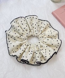 MASHIRO（マシロ）の「【MASHIRO】ドットフリルシュシュ（MA/EK338)（シュシュ）」