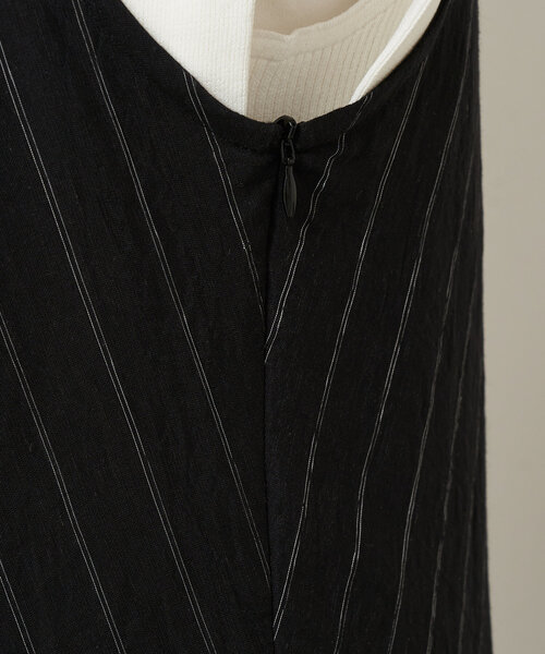 Jena espace merveilleux（ジェナ　エスパスメルヴェイユ）の「リネンリラックスキャミワンピース（ワンピース・レディース・ブラック/パープル/ライトグレー・FREE）」の15枚目の写真