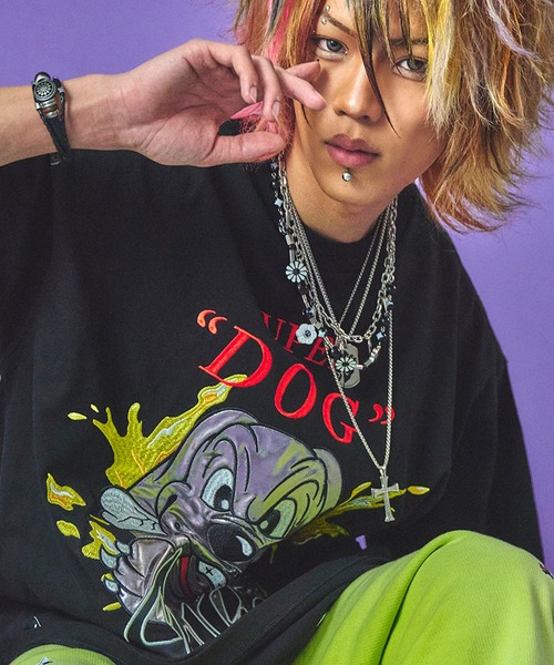 GALFY(ガルフィー)の「【GALFY/ガルフィー】SUPER DOG Tee(Tシャツ/カットソー・メンズ・ブラック/ホワイト/イエロー・L/XL)」の16枚目の写真