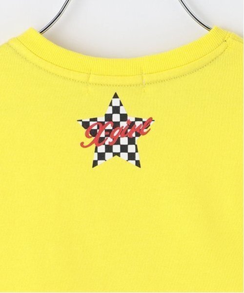 X-girl Stages(エックスガールステージス)の「ダイナーパフェプリント半袖Tシャツ(Tシャツ/カットソー・キッズ・レモンイエロー/オフホワイト・130cm/140cm/100cm/90cm/120cm/110cm/80cm)」の9枚目の写真