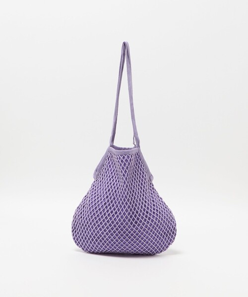 The Bagmati（ザバグマティ）の「＜The Bagmati＞コットン フィッシュネット トートバッグ（トートバッグ・レディース・ダークブラウン/ライラック・FREE）」の10枚目の写真
