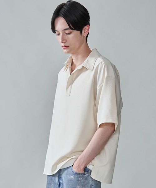 BROWNY（ブラウニー）の「BROWNY/リネンライクスキッパーシャツ（シャツ/ブラウス・メンズ・チャコール/オフホワイト・MEDIUM/LARGE）」の11枚目の写真