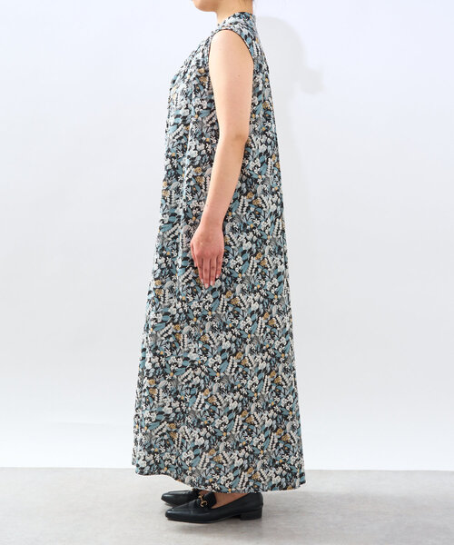 ☆ 未使用品 PREMISE ノースリーブ 花柄ワンピース ☆ 花柄ノースリーブワンピース la primavera online store