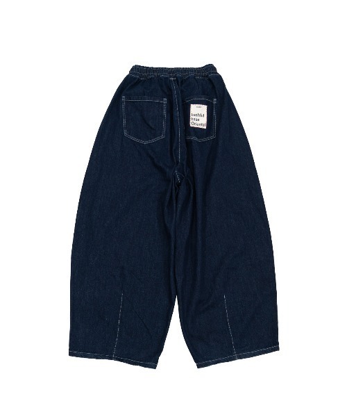 bashful base Oriental（バッシュフルベースオリエンタル）の「【新色&新サイズ追加！/bbO】イージーコクーンワイドデニムパンツ（デニムパンツ・メンズ・ネイビー/ブラック/ライトブルー・MEDIUM/LARGE/SMALL）」の12枚目の写真