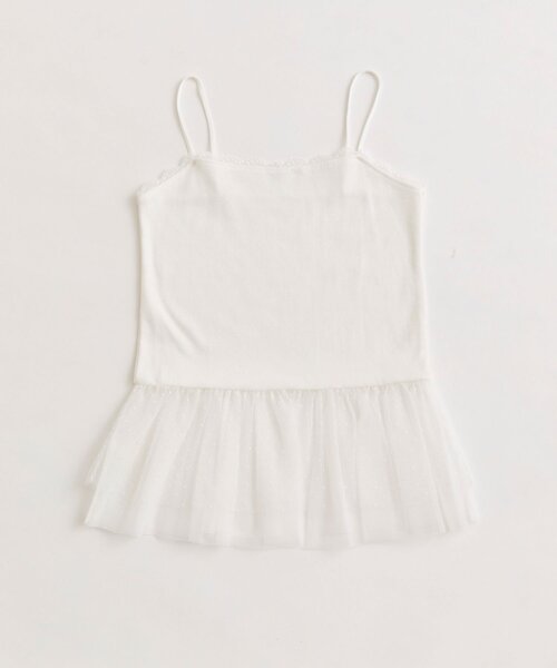 OLIVE des OLIVE(オリーブデオリーブ)の「ちゅるちゅるレースキャミ(キャミソール・レディース・ホワイト/オフホワイト・FREE)」の17枚目の写真