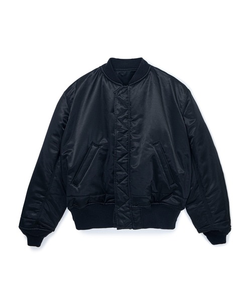 BEDWIN & THE HEARTBREAKERS（ベドウィン アンド ザ ハートブレイカーズ）の「MILITARY TYPE MA-1 JACKET "DUFFY"（MA-1・メンズ・ブラック/チャコール・LARGE/MEDIUM/XX-LARGE）」の7枚目の写真