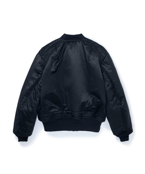 BEDWIN & THE HEARTBREAKERS（ベドウィン アンド ザ ハートブレイカーズ）の「MILITARY TYPE MA-1 JACKET "DUFFY"（MA-1・メンズ・ブラック/チャコール・LARGE/MEDIUM/XX-LARGE）」の9枚目の写真