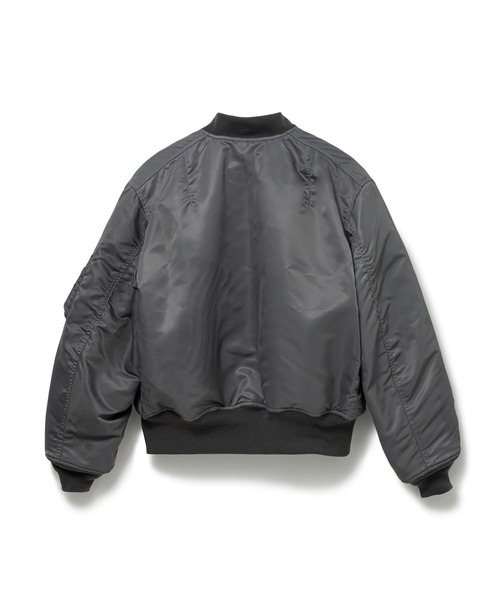 BEDWIN & THE HEARTBREAKERS（ベドウィン アンド ザ ハートブレイカーズ）の「MILITARY TYPE MA-1 JACKET "DUFFY"（MA-1・メンズ・ブラック/チャコール・LARGE/MEDIUM/XX-LARGE）」の6枚目の写真