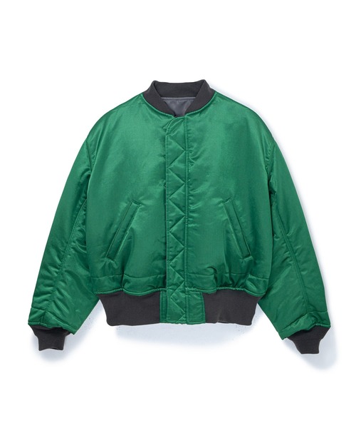 BEDWIN & THE HEARTBREAKERS（ベドウィン アンド ザ ハートブレイカーズ）の「MILITARY TYPE MA-1 JACKET "DUFFY"（MA-1・メンズ・ブラック/チャコール・LARGE/MEDIUM/XX-LARGE）」の8枚目の写真