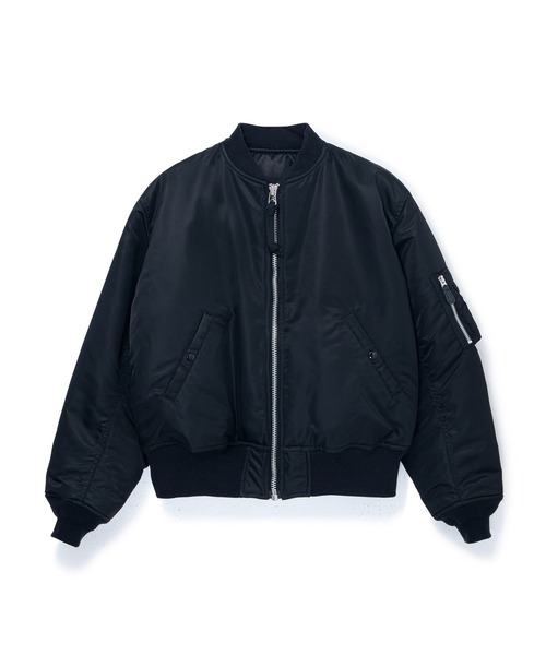 BEDWIN & THE HEARTBREAKERS（ベドウィン アンド ザ ハートブレイカーズ）の「MILITARY TYPE MA-1 JACKET "DUFFY"（MA-1・メンズ・ブラック/チャコール・LARGE/MEDIUM/XX-LARGE）」の3枚目の写真