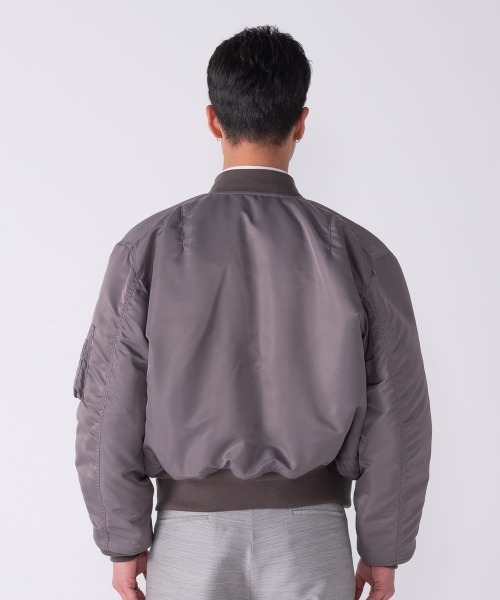 BEDWIN & THE HEARTBREAKERS（ベドウィン アンド ザ ハートブレイカーズ）の「MILITARY TYPE MA-1 JACKET "DUFFY"（MA-1・メンズ・ブラック/チャコール・LARGE/MEDIUM/XX-LARGE）」の14枚目の写真