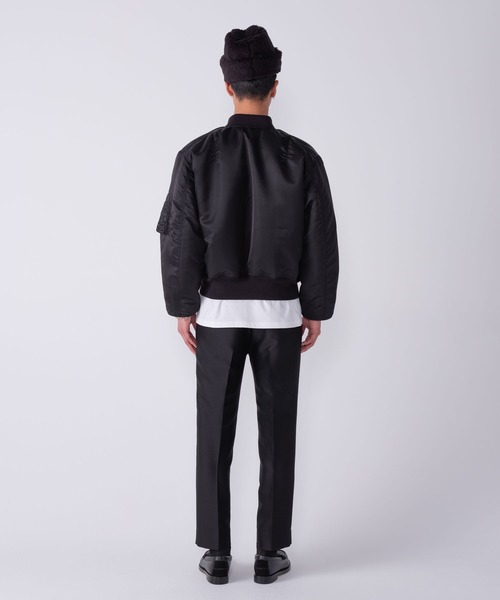 BEDWIN & THE HEARTBREAKERS（ベドウィン アンド ザ ハートブレイカーズ）の「MILITARY TYPE MA-1 JACKET "DUFFY"（MA-1・メンズ・ブラック/チャコール・LARGE/MEDIUM/XX-LARGE）」の22枚目の写真