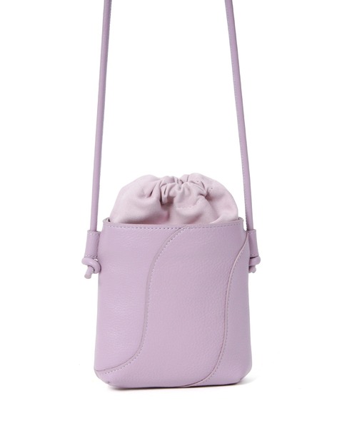 Beau're(ヴュレ)の「BEAURE Mini Drawstring Pouch ショルダー Bag(ショルダーバッグ・レディース・ブラウン/パープル系その他/ブラック/シルバー・FREE)」の13枚目の写真