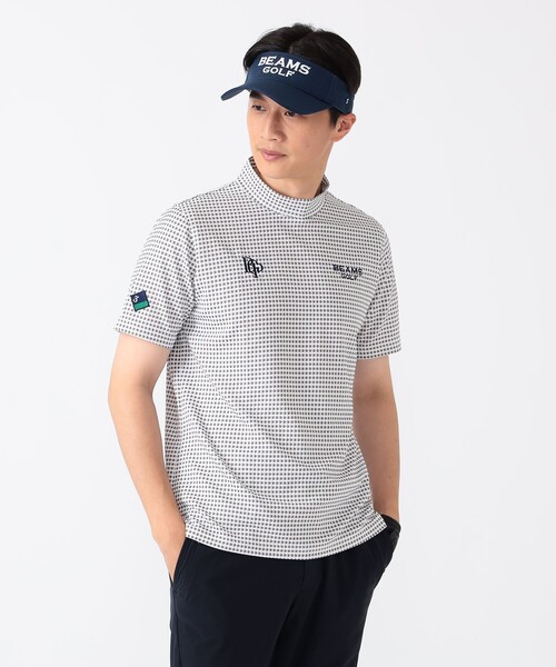 新品未使用！ビームスゴルフ　半袖モックタートルネックシャツ BEAMS GOLF（ビームスゴルフ）の「【ドライ/UVカット/伸縮性