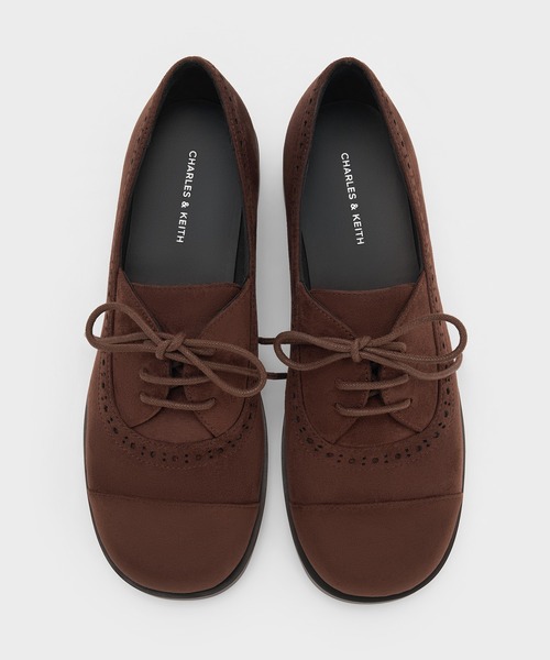 CHARLES & KEITH(チャールズ & キース)の「ブローグダービー(ローファー・レディース・ブラック系その他7/ブラウン系その他7・25.5cm/25cm/24.5cm/23.5cm/23cm/22.5cm)」の10枚目の写真