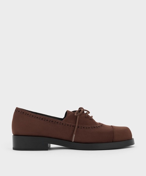 CHARLES & KEITH(チャールズ & キース)の「ブローグダービー(ローファー・レディース・ブラック系その他7/ブラウン系その他7・25.5cm/25cm/24.5cm/23.5cm/23cm/22.5cm)」の19枚目の写真