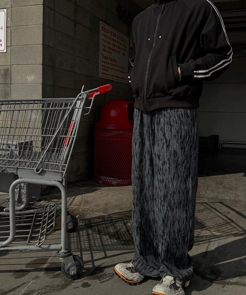 ASCLO（エジュクロ）の「ASCLO／プリーツプリントパンツ（その他パンツ・メンズ・カーキ/ブラック・FREE）」の22枚目の写真