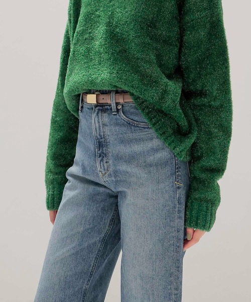 DRESSLAVE(ドレスレイブ)の「YANUK / LEA Boys Straight(ボーイズストレートデニム 57143232)(デニムパンツ・レディース・ブルー・25/24/23)」の4枚目の写真