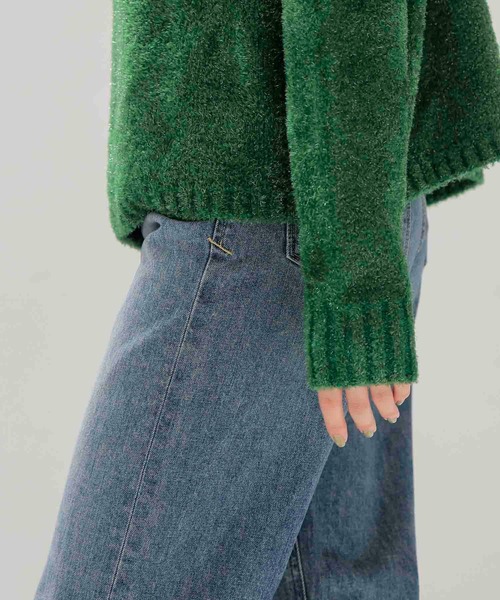 DRESSLAVE(ドレスレイブ)の「YANUK / LEA Boys Straight(ボーイズストレートデニム 57143232)(デニムパンツ・レディース・ブルー・25/24/23)」の5枚目の写真