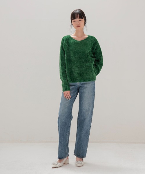 DRESSLAVE(ドレスレイブ)の「YANUK / LEA Boys Straight(ボーイズストレートデニム 57143232)(デニムパンツ・レディース・ブルー・25/24/23)」の7枚目の写真