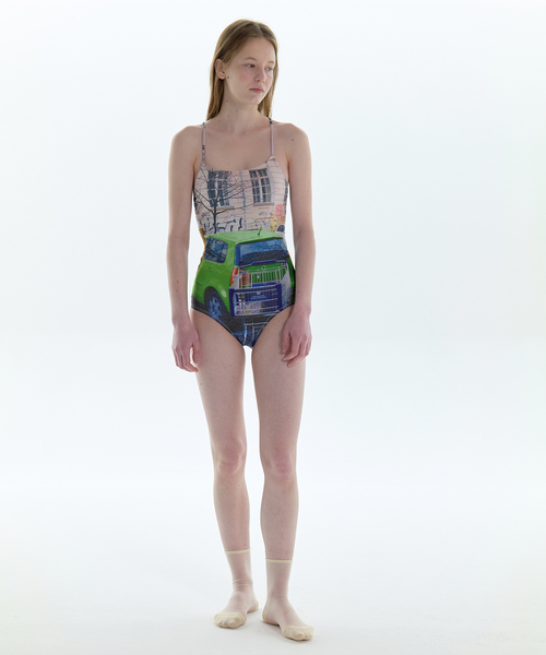 最新デザインの Photo PISCESS/パイシス Graphic Swimsuit（水着 One-Piece 水着・ラッシュガード