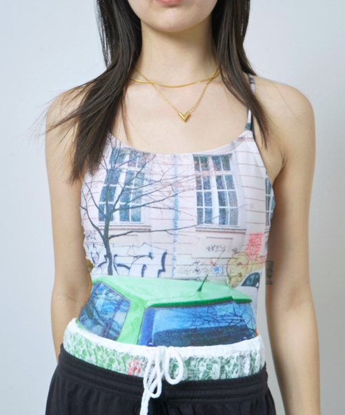 PISCESS/パイシス Photo Graphic One-Piece Swimsuit（水着