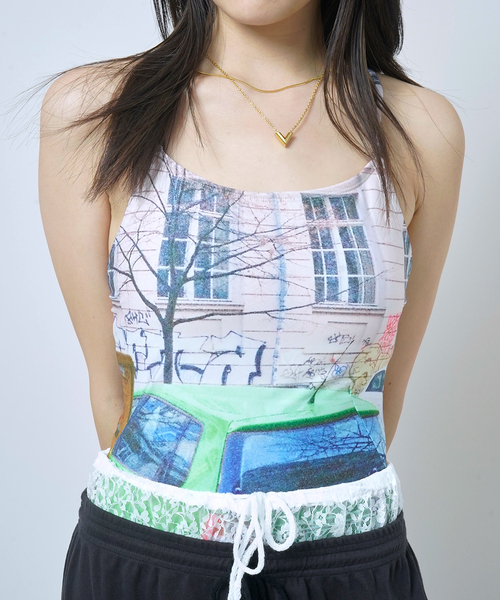 PISCESS/パイシス Photo Graphic One-Piece Swimsuit（水着