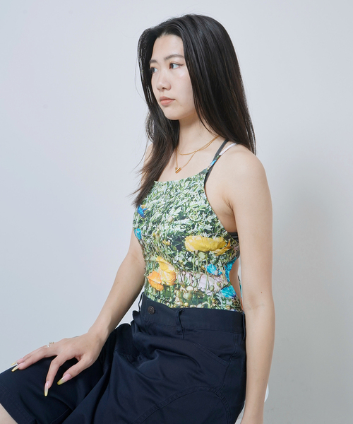 piscess Photo graphic one-piece 水着 PISCESS/パイシス Photo Graphic One-Piece Swimsuit（水着