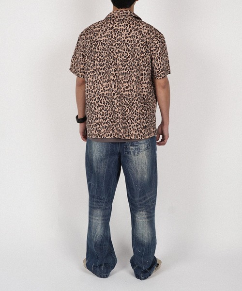 SUNS by #Re:room(サンズバイリルーム)の「カラーレオパードシャツ(シャツ/ブラウス・メンズ・カーキ/ブルー/ベージュ・SMALL/MEDIUM)」の15枚目の写真