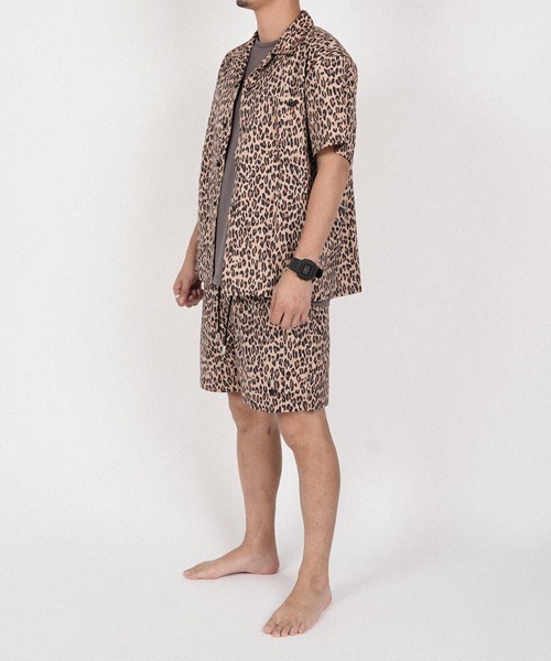 SUNS by #Re:room(サンズバイリルーム)の「カラーレオパードシャツ(シャツ/ブラウス・メンズ・カーキ/ブルー/ベージュ・SMALL/MEDIUM)」の11枚目の写真