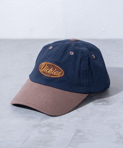 Dickies(ディッキーズ)の「【Dickies】DK EX WASHED CANVAS CAP / ディッキーズ ウォッシュ加工 ロゴ キャップ(キャップ・メンズ・ワインレッド/ネイビー/ブラック/アーミー・FREE)」の3枚目の写真