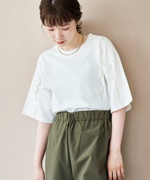 coen（コーエン）の「配色メローデザインTシャツ（Tシャツ/カットソー）」
