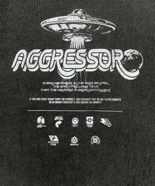 HORIZON DREAM(ホライゾンドリーム)の「フィクションムービースノーウォッシュ加工プリントTシャツ(Tシャツ/カットソー・メンズ・ブラック系その他4/ブラック系その他3/ブラック系その他/ブラック系その他2/ブラック・LARGE/MEDIUM)」の6枚目の写真