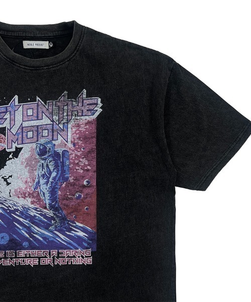 HORIZON DREAM(ホライゾンドリーム)の「フィクションムービースノーウォッシュ加工プリントTシャツ(Tシャツ/カットソー・メンズ・ブラック系その他4/ブラック系その他3/ブラック系その他/ブラック系その他2/ブラック・LARGE/MEDIUM)」の20枚目の写真