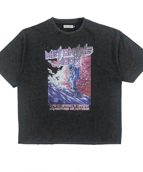 HORIZON DREAM(ホライゾンドリーム)の「フィクションムービースノーウォッシュ加工プリントTシャツ(Tシャツ/カットソー・メンズ・ブラック系その他4/ブラック系その他3/ブラック系その他/ブラック系その他2/ブラック・LARGE/MEDIUM)」の21枚目の写真