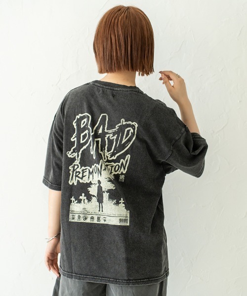 HORIZON DREAM(ホライゾンドリーム)の「フィクションムービースノーウォッシュ加工プリントTシャツ(Tシャツ/カットソー・メンズ・ブラック系その他4/ブラック系その他3/ブラック系その他/ブラック系その他2/ブラック・LARGE/MEDIUM)」の22枚目の写真