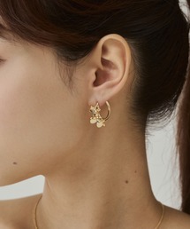 フラワービジュー フープピアス(両耳用)