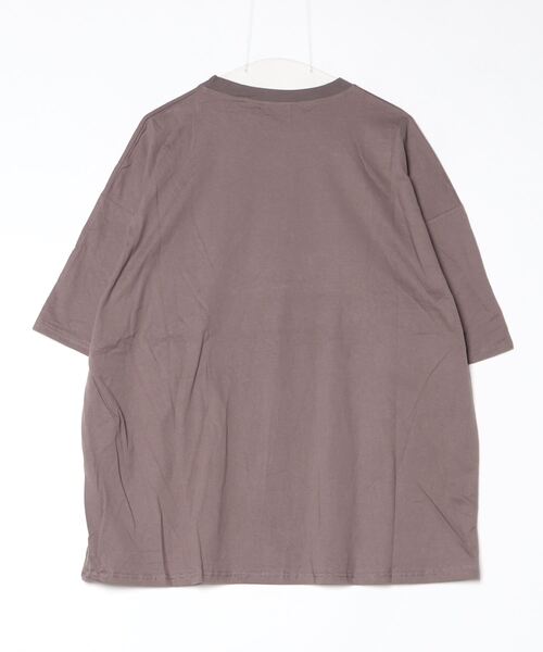 LETee(レティー)の「オーバーサイズバタフライプリントTシャツ(Tシャツ/カットソー・レディース・ホワイト/ブラック/グレー・FREE)」の16枚目の写真