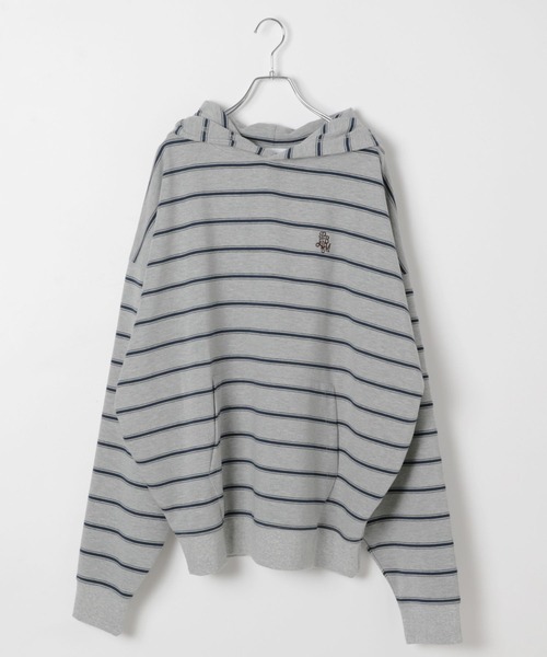 PBLIM（ページボーイリム）の「《UNISEX》スーパールーズボーダーパーカー（パーカー・レディース・グレー/チャコールグレー・FREE）」の18枚目の写真