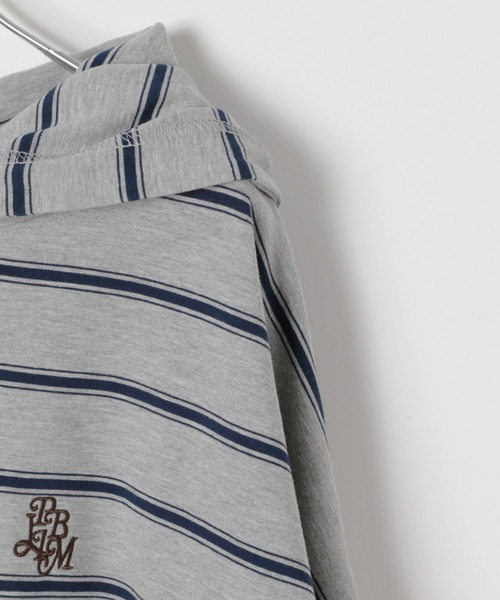 PBLIM（ページボーイリム）の「《UNISEX》スーパールーズボーダーパーカー（パーカー・レディース・グレー/チャコールグレー・FREE）」の22枚目の写真