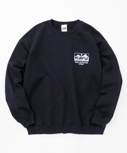 KAVU（カブー）の「KAVU/カブー True Logo Sweat/トゥルーロゴスウェット（スウェット・メンズ・ブラック/アッシュグレー/グレー/ホワイト/グリーン/パープル・MEDIUM/LARGE/X-LARGE）」の10枚目の写真