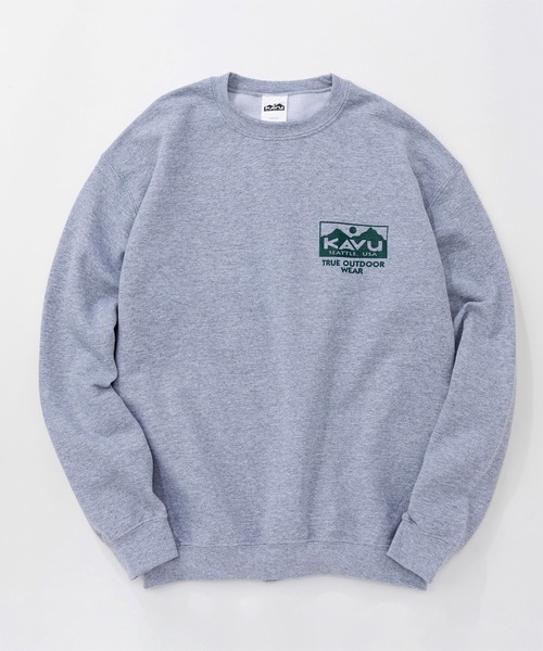 KAVU（カブー）の「KAVU/カブー True Logo Sweat/トゥルーロゴスウェット（スウェット・メンズ・ブラック/アッシュグレー/グレー/ホワイト/グリーン/パープル・MEDIUM/LARGE/X-LARGE）」の16枚目の写真