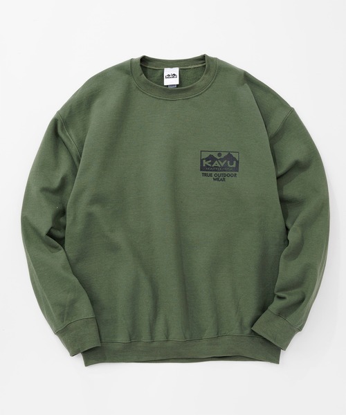 KAVU（カブー）の「KAVU/カブー True Logo Sweat/トゥルーロゴスウェット（スウェット・メンズ・ブラック/アッシュグレー/グレー/ホワイト/グリーン/パープル・MEDIUM/LARGE/X-LARGE）」の19枚目の写真