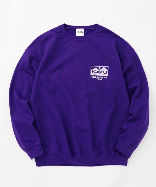 KAVU（カブー）の「KAVU/カブー True Logo Sweat/トゥルーロゴスウェット（スウェット・メンズ・ブラック/アッシュグレー/グレー/ホワイト/グリーン/パープル・MEDIUM/LARGE/X-LARGE）」の22枚目の写真