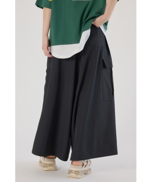 RODEO CROWNS WIDE BOWL（ロデオクラウンズワイドボウル）の「ワイドカーゴスカーチョ（カーゴパンツ・レディース・ブラック/ベージュ系その他/カーキ/グリーン系その他2・FREE）」の22枚目の写真