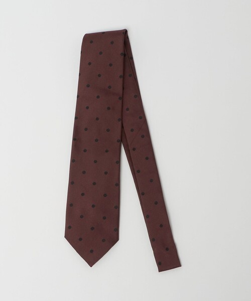 UNITED ARROWS（ユナイテッドアローズ）の「カラー ドット ネクタイ（ネクタイ・メンズ・ブラック/オリーブ/ブラウン系・FREE）」の2枚目の写真